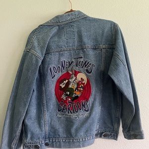 Looney tunes vintage denim jacket